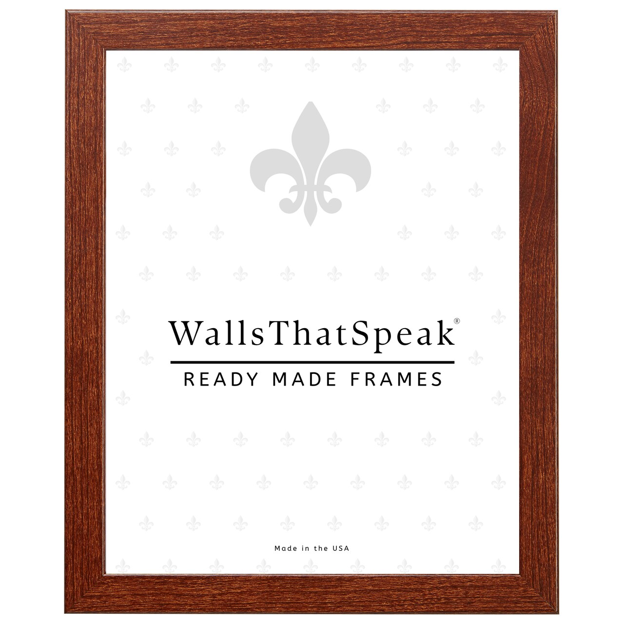 8x10 Picture Frame, Bauhaus 075 0.75 Inch MDF Moulding, Wall Display Frame for Art, Posters, or Photos by wallsthatspeak